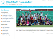 Tablet Screenshot of ph-tennis.co.uk